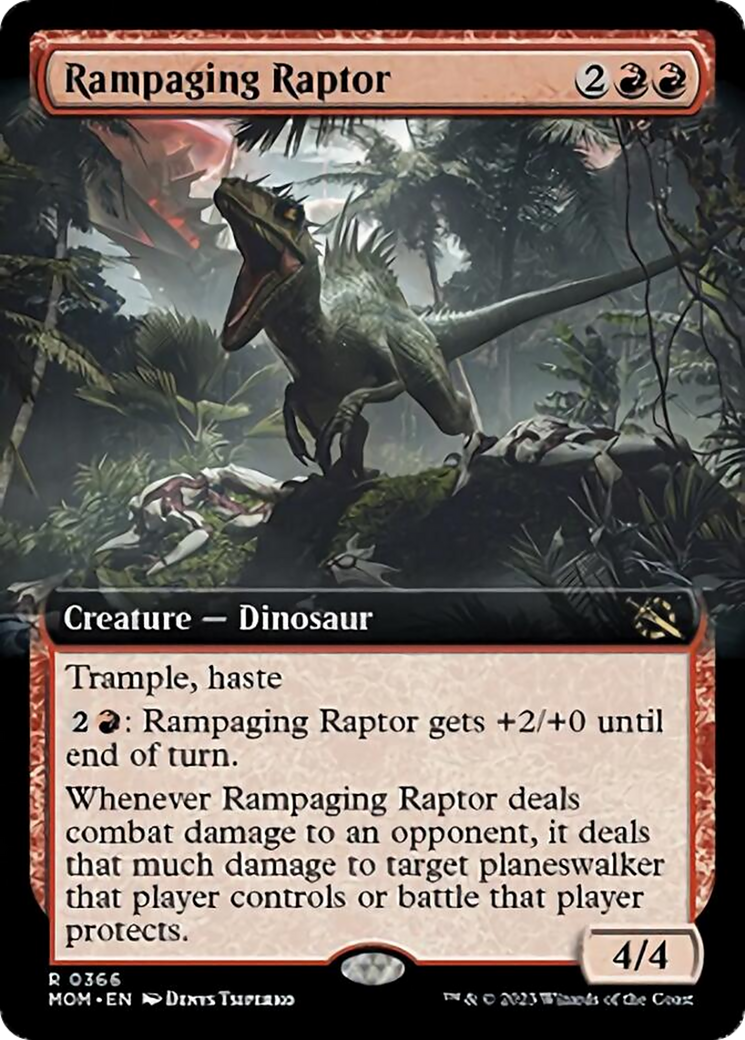 Rampaging Raptor (Extended Art) [March of the Machine] | Kessel Run Games Inc. 