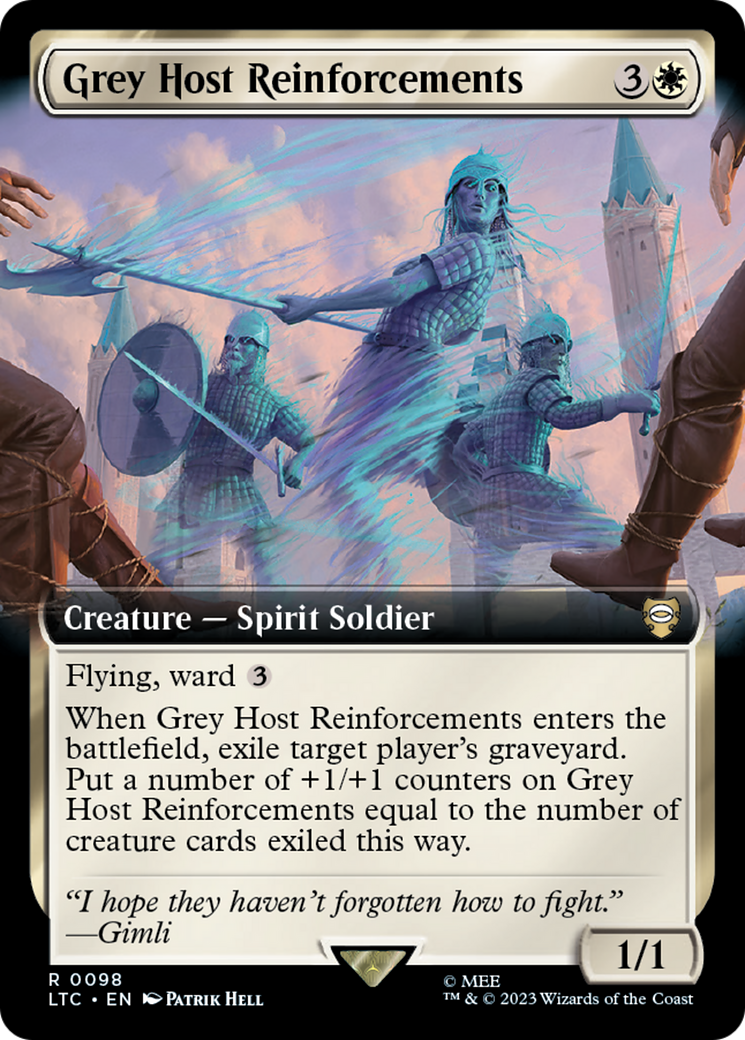 Grey Host Reinforcements (Extended Art) [The Lord of the Rings: Tales of Middle-Earth Commander] | Kessel Run Games Inc. 