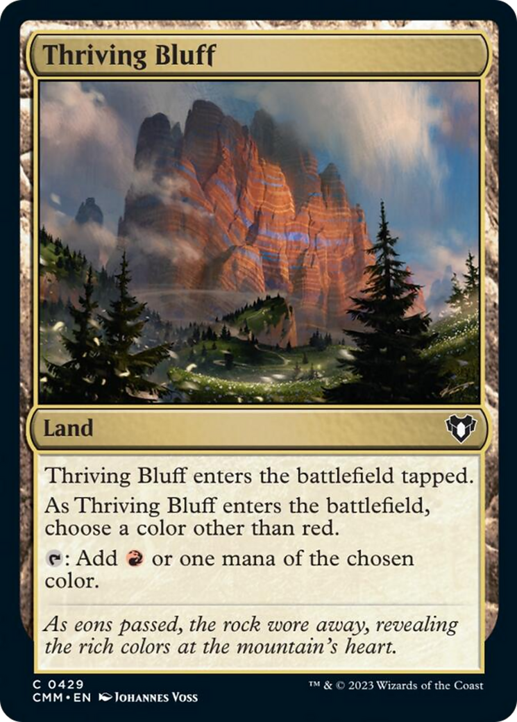 Thriving Bluff [Commander Masters] | Kessel Run Games Inc. 