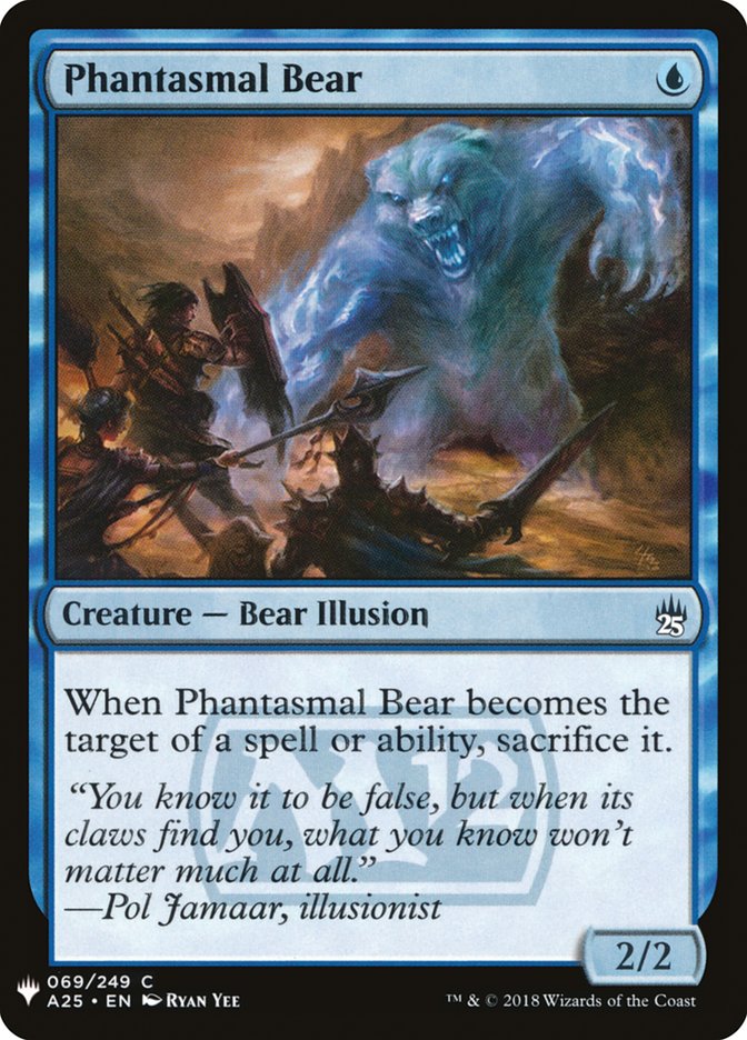 Phantasmal Bear [Mystery Booster] | Kessel Run Games Inc. 