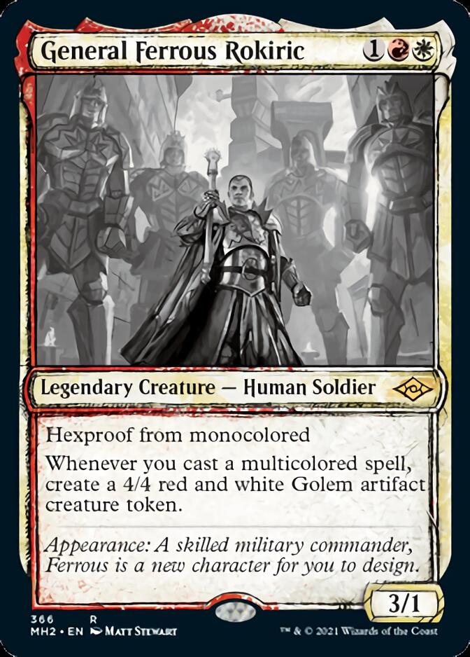 General Ferrous Rokiric (Sketch) [Modern Horizons 2] | Kessel Run Games Inc. 