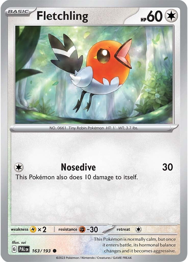 Fletchling (163/193) [Scarlet & Violet: Paldea Evolved] | Kessel Run Games Inc. 