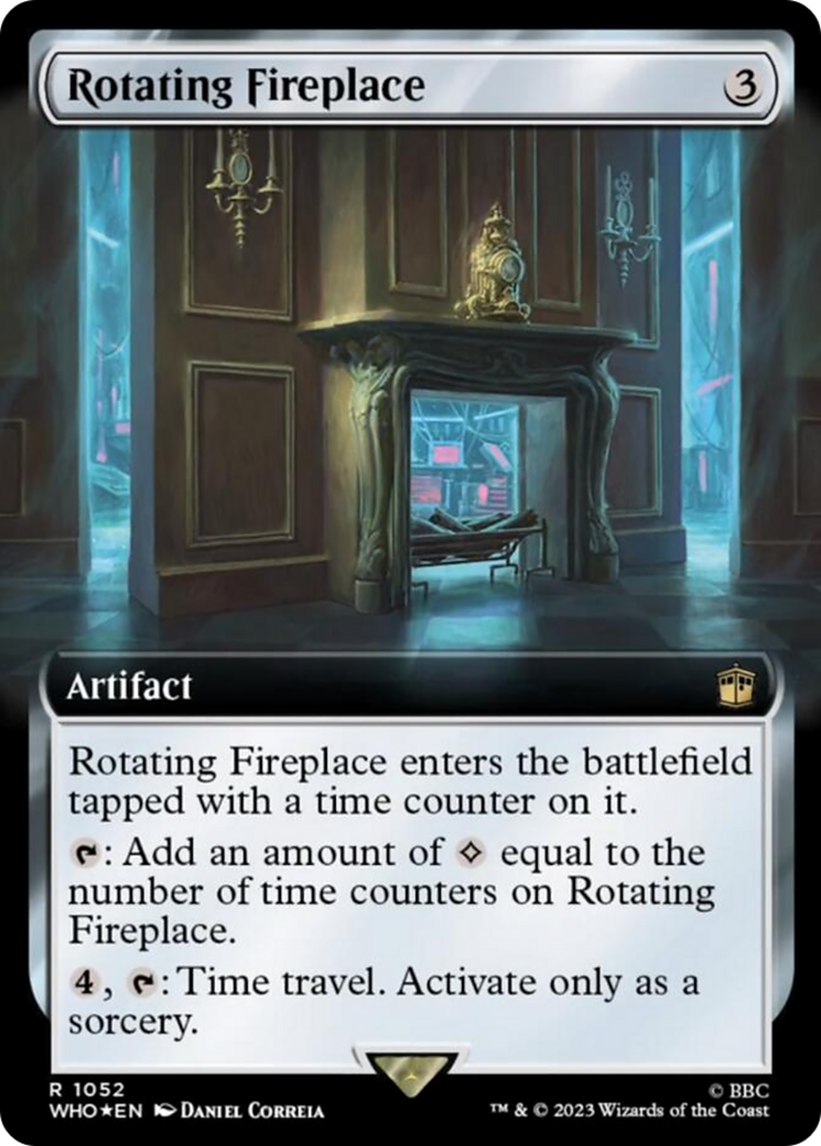 Rotating Fireplace (Extended Art) (Surge Foil) [Doctor Who] | Kessel Run Games Inc. 