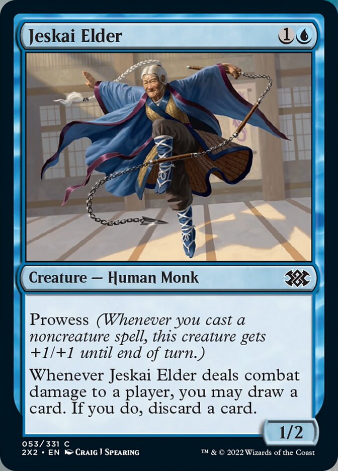 Jeskai Elder [Double Masters 2022] | Kessel Run Games Inc. 