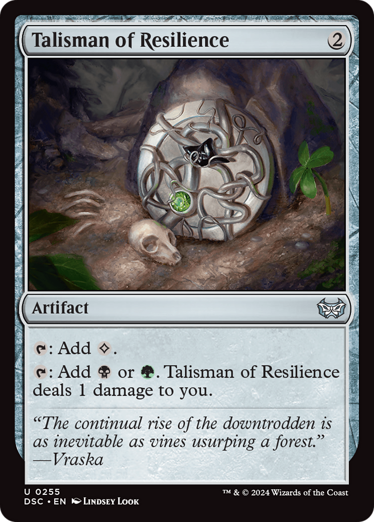 Talisman of Resilience [Duskmourn: House of Horror Commander] | Kessel Run Games Inc. 