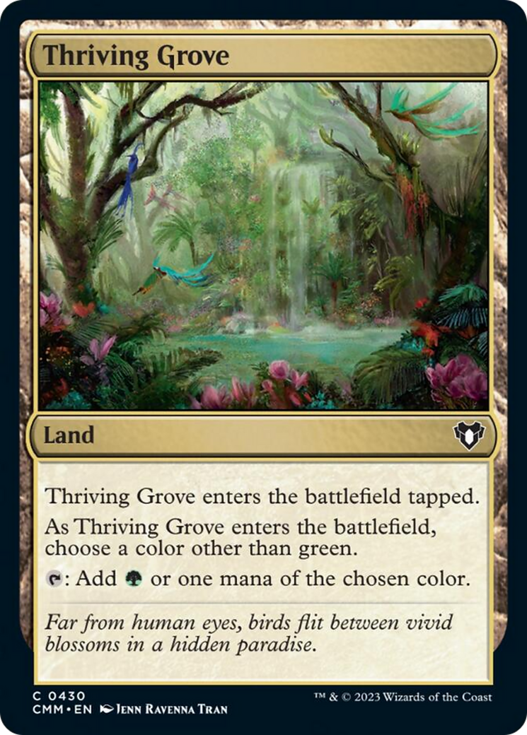 Thriving Grove [Commander Masters] | Kessel Run Games Inc. 