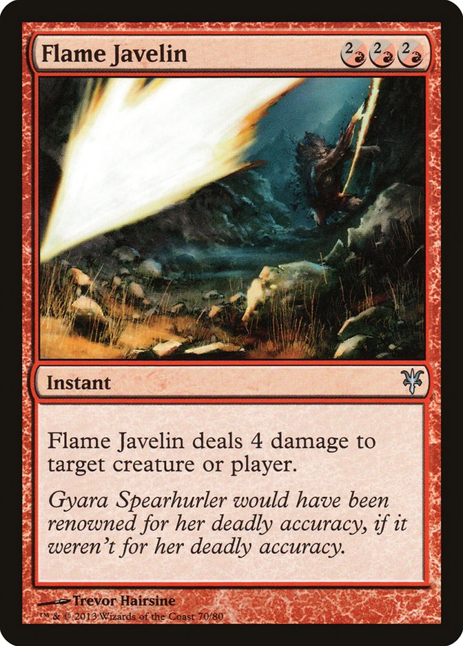 Flame Javelin [Duel Decks: Sorin vs. Tibalt] | Kessel Run Games Inc. 