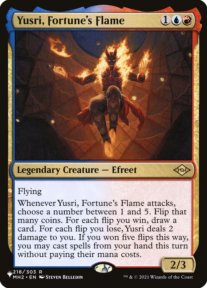 Yusri, Fortune's Flame [Secret Lair: Heads I Win, Tails You Lose] | Kessel Run Games Inc. 