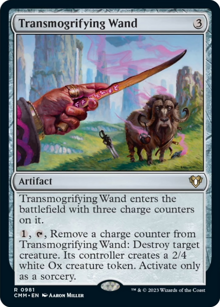 Transmogrifying Wand [Commander Masters] | Kessel Run Games Inc. 