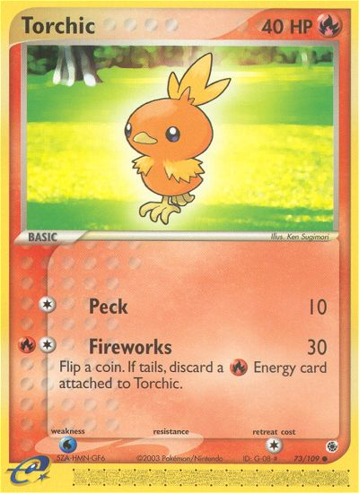 Torchic (73/109) [EX: Ruby & Sapphire] | Kessel Run Games Inc. 