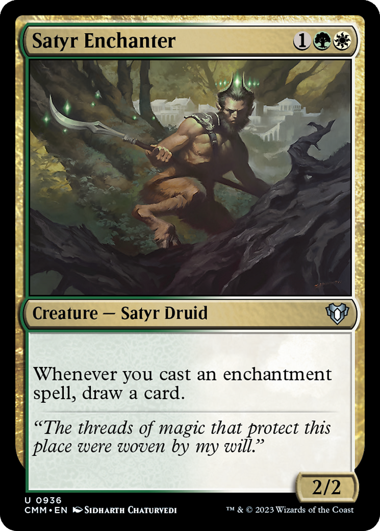 Satyr Enchanter [Commander Masters] | Kessel Run Games Inc. 