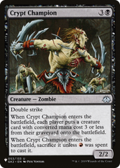 Crypt Champion [The List Reprints] | Kessel Run Games Inc. 