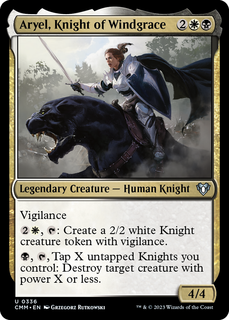 Aryel, Knight of Windgrace [Commander Masters] | Kessel Run Games Inc. 