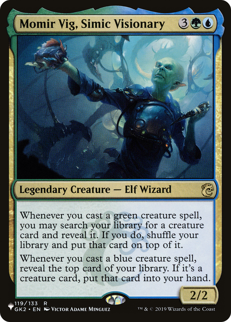 Momir Vig, Simic Visionary [The List Reprints] | Kessel Run Games Inc. 