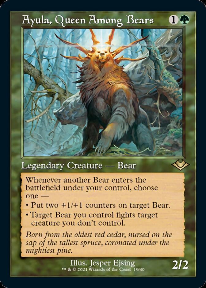 Ayula, Queen Among Bears (Retro) [Modern Horizons] | Kessel Run Games Inc. 