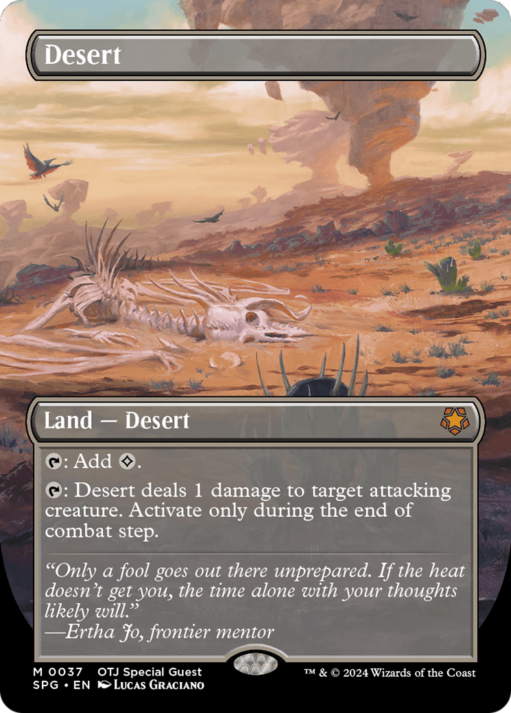 Desert (Borderless) [Outlaws of Thunder Junction Special Guests] | Kessel Run Games Inc. 