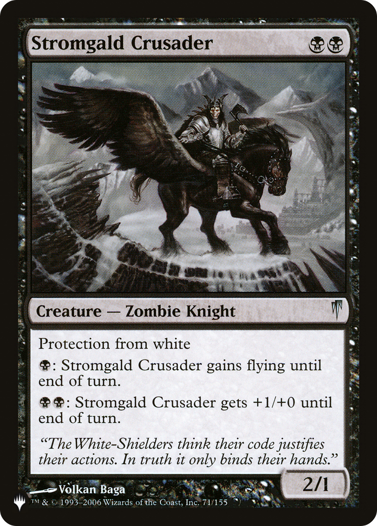 Stromgald Crusader [The List Reprints] | Kessel Run Games Inc. 