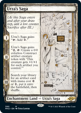 Urza's Saga (Sketch) [Modern Horizons 2] | Kessel Run Games Inc. 