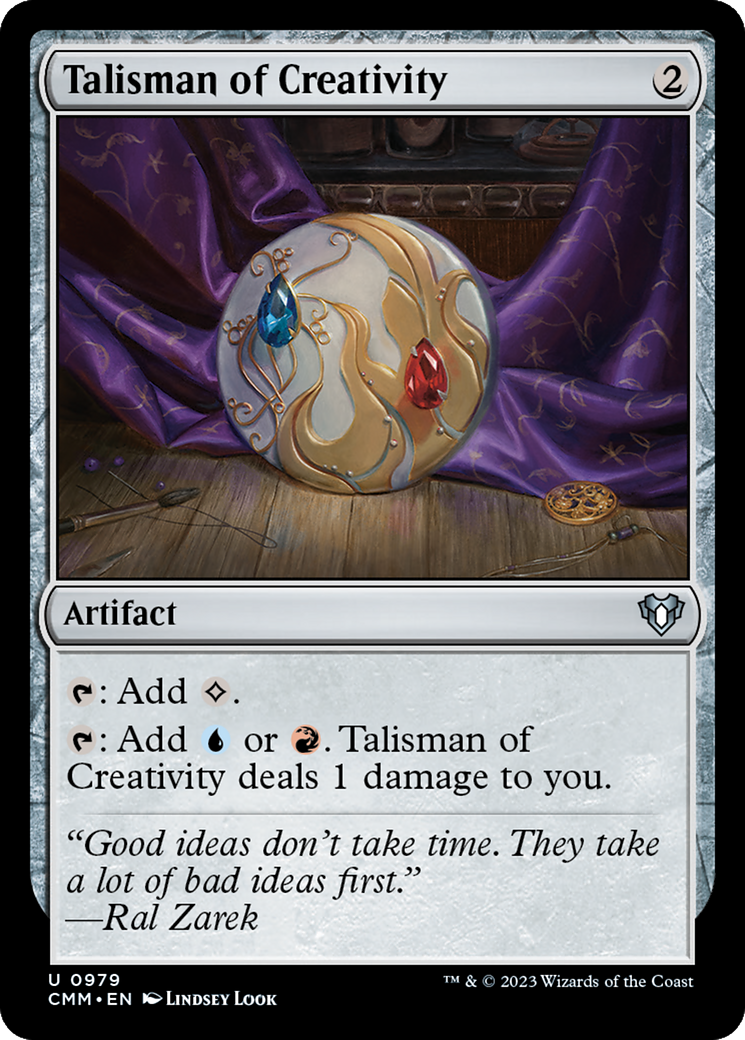 Talisman of Creativity [Commander Masters] | Kessel Run Games Inc. 