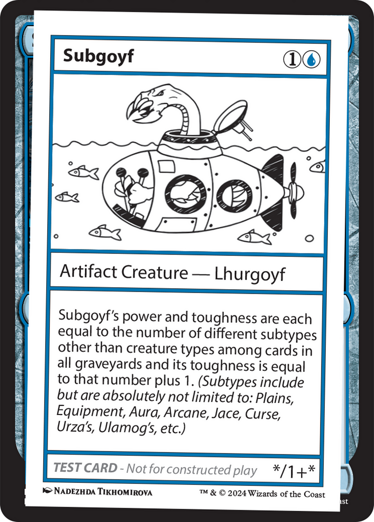 Subgoyf [Mystery Booster 2 Playtest Cards] | Kessel Run Games Inc. 