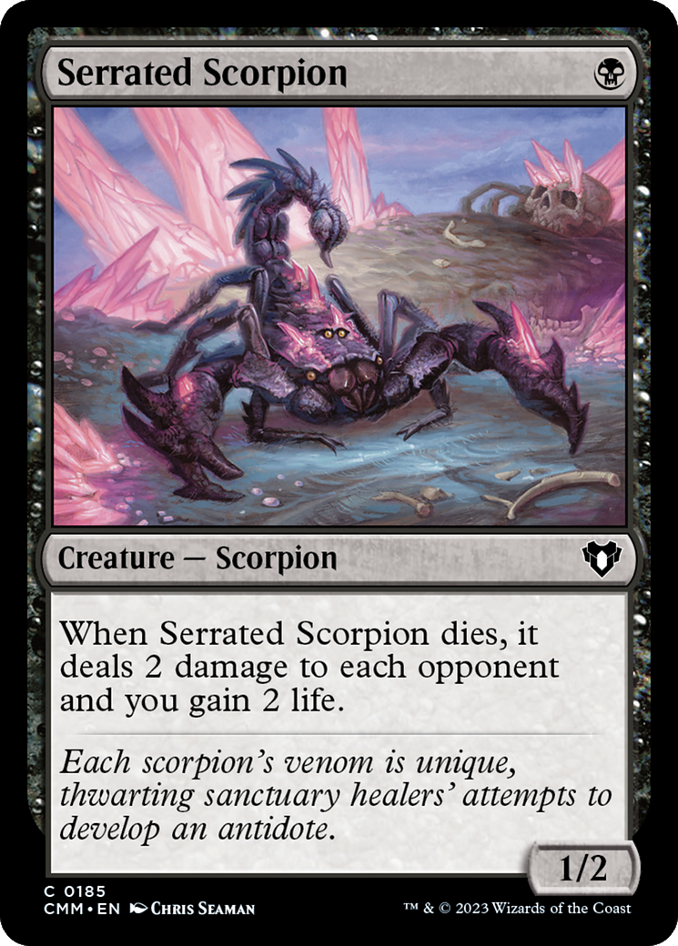 Serrated Scorpion [Commander Masters] | Kessel Run Games Inc. 
