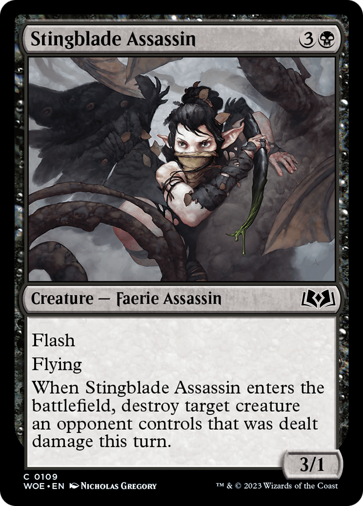 Stingblade Assassin [Wilds of Eldraine] | Kessel Run Games Inc. 