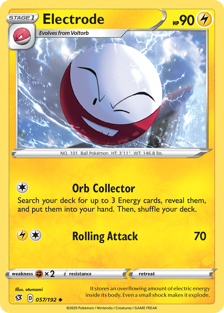 Electrode (057/192) [Sword & Shield: Rebel Clash] | Kessel Run Games Inc. 