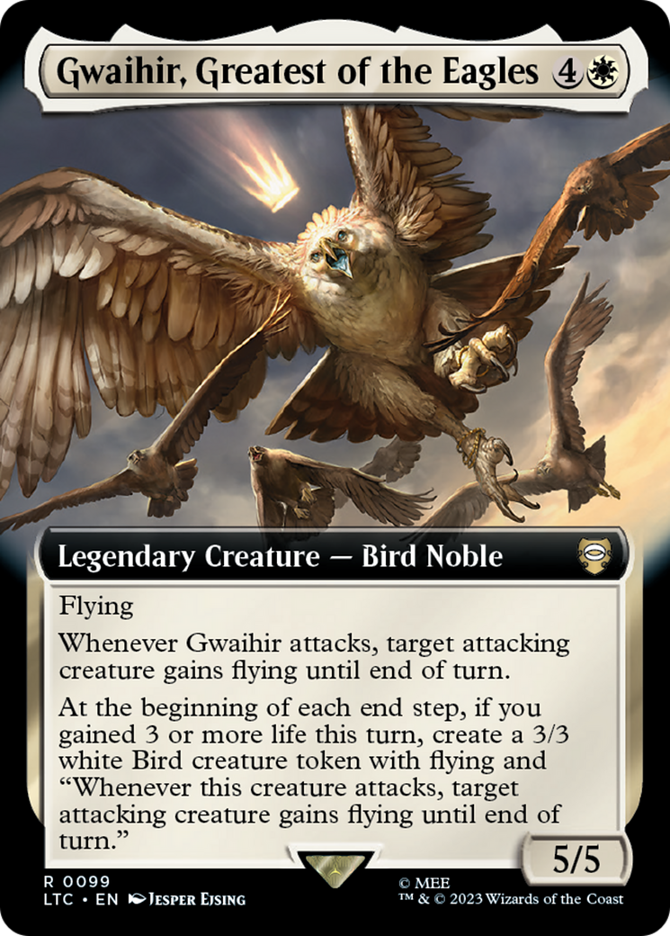 Gwaihir, Greatest of the Eagles (Extended Art) [The Lord of the Rings: Tales of Middle-Earth Commander] | Kessel Run Games Inc. 