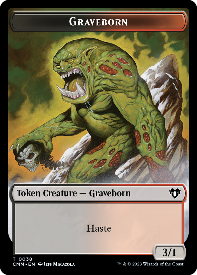 Graveborn Token [Commander Masters Tokens] | Kessel Run Games Inc. 