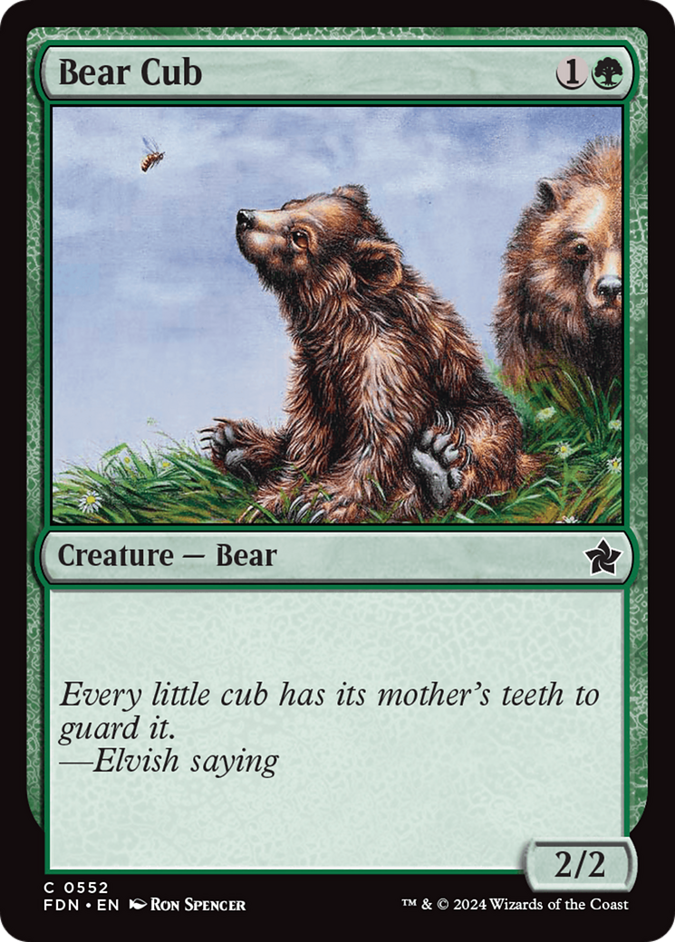 Bear Cub [Foundations] | Kessel Run Games Inc. 