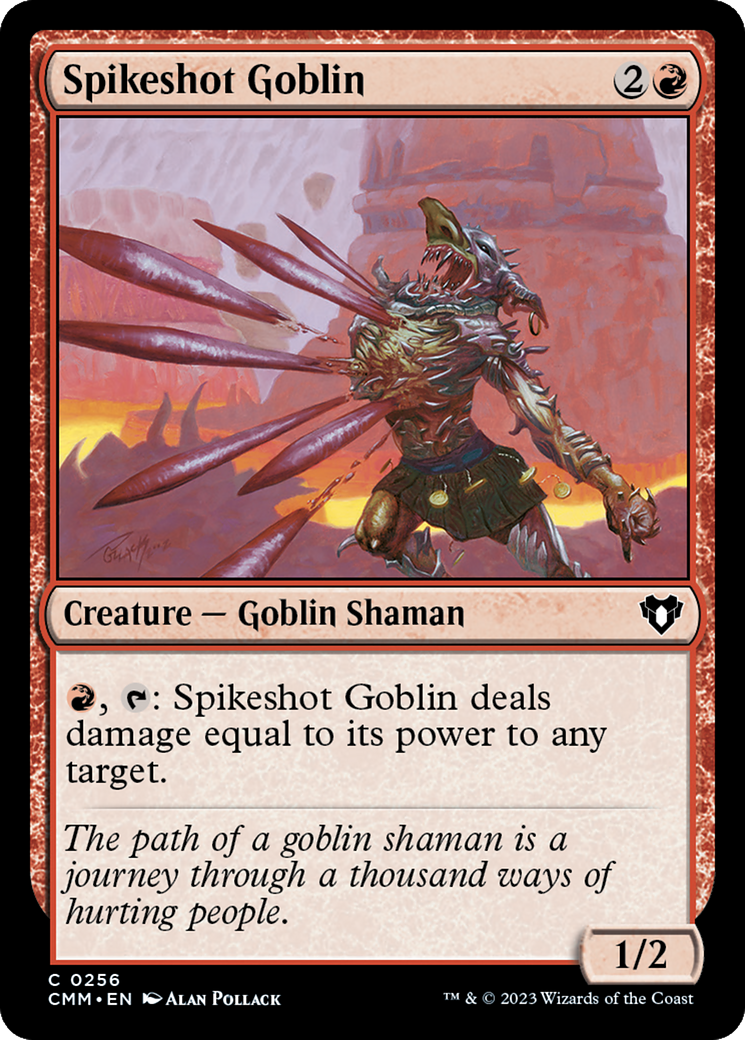 Spikeshot Goblin [Commander Masters] | Kessel Run Games Inc. 