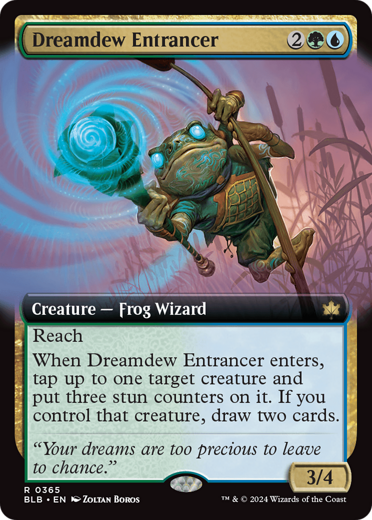 Dreamdew Entrancer (Extended Art) [Bloomburrow] | Kessel Run Games Inc. 