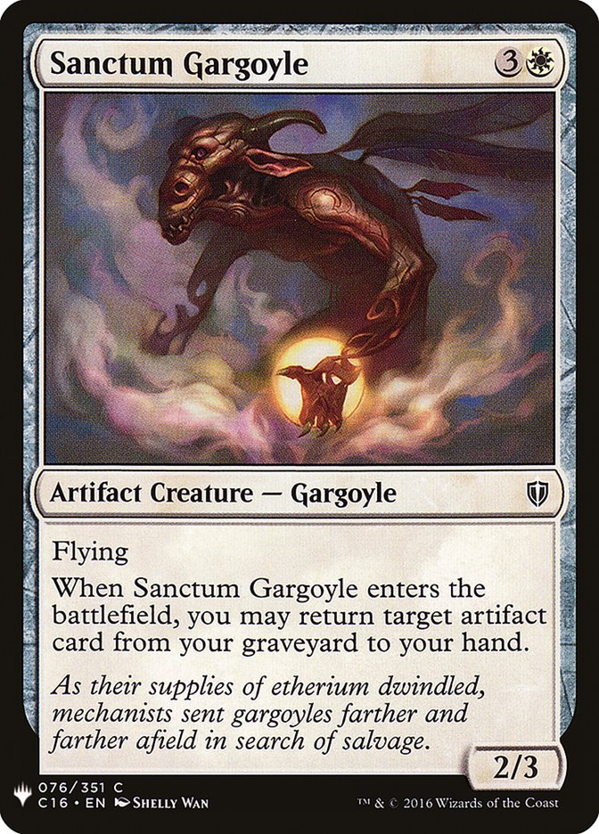 Sanctum Gargoyle [Mystery Booster] | Kessel Run Games Inc. 