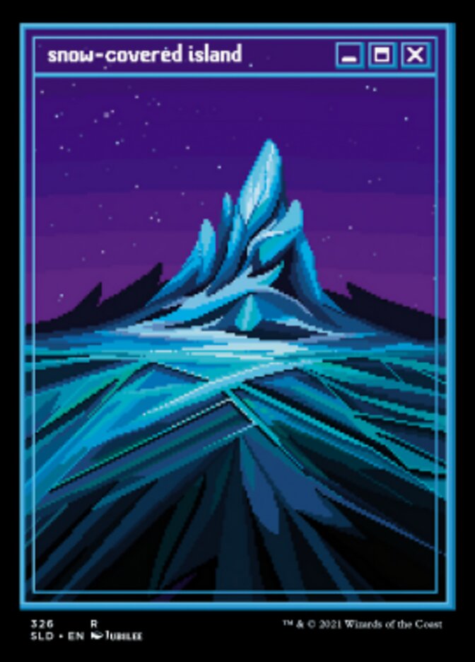 Snow-Covered Island (326) [Secret Lair Drop Series] | Kessel Run Games Inc. 