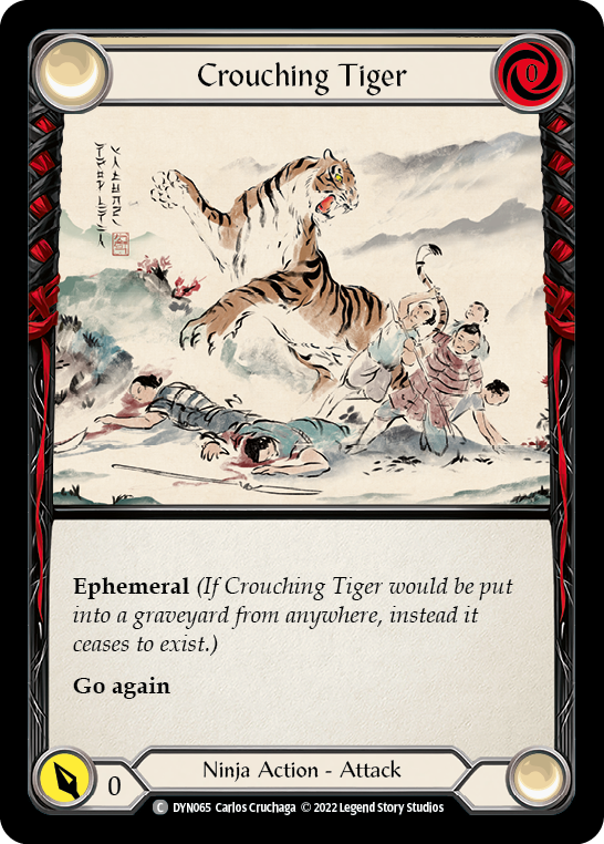 Crouching Tiger [DYN065] (Dynasty)  Rainbow Foil | Kessel Run Games Inc. 