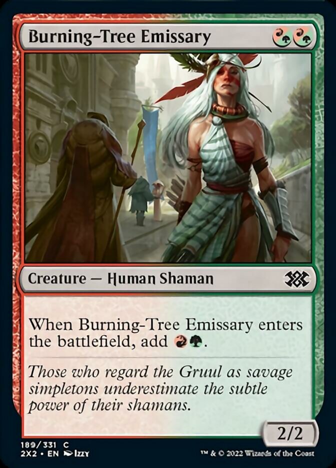 Burning-Tree Emissary [Double Masters 2022] | Kessel Run Games Inc. 