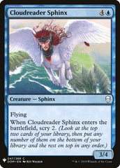 Cloudreader Sphinx [Mystery Booster] | Kessel Run Games Inc. 