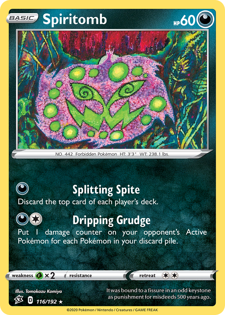 Spiritomb (116/192) [Sword & Shield: Rebel Clash] | Kessel Run Games Inc. 