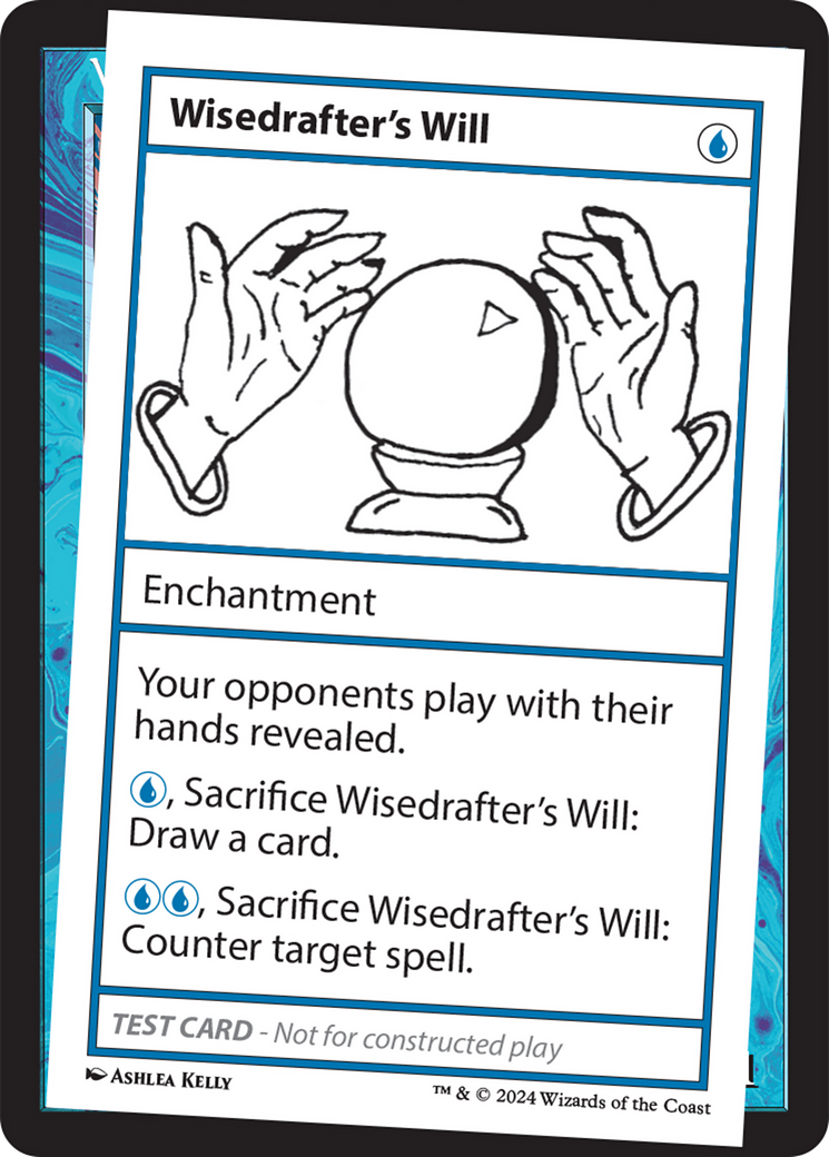 Wisedrafter's Will [Mystery Booster 2 Playtest Cards] | Kessel Run Games Inc. 