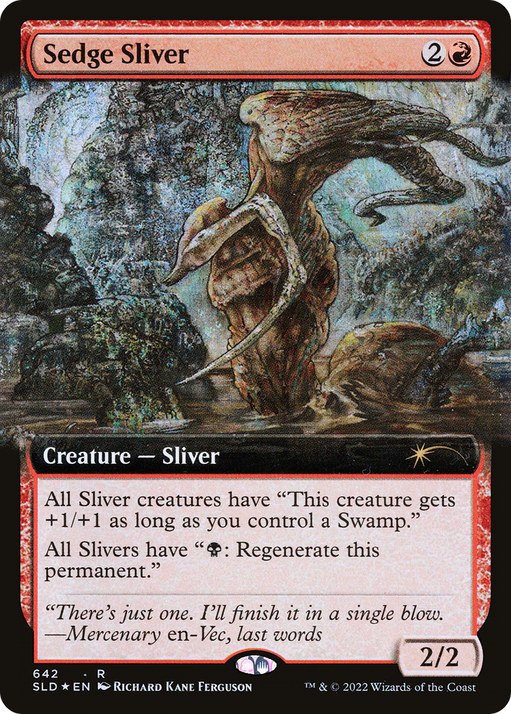 Sedge Sliver (Extended Art) [Secret Lair Drop Promos] | Kessel Run Games Inc. 