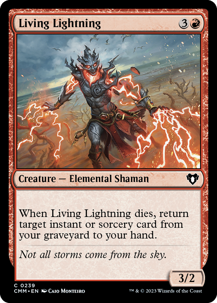 Living Lightning [Commander Masters] | Kessel Run Games Inc. 