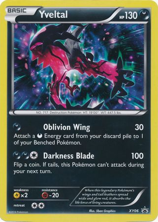 Yveltal (XY06) (Jumbo Card) [XY: Black Star Promos] | Kessel Run Games Inc. 