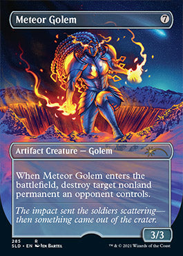 Meteor Golem (Borderless) [Secret Lair Drop Series] | Kessel Run Games Inc. 