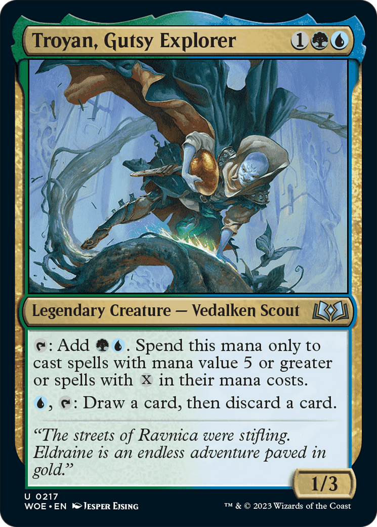 Troyan, Gutsy Explorer [Wilds of Eldraine] | Kessel Run Games Inc. 