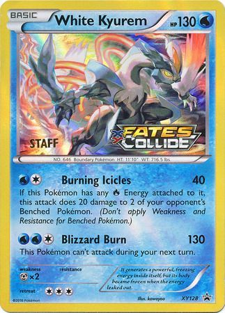 White Kyurem (XY128) (Staff) [XY: Black Star Promos] | Kessel Run Games Inc. 