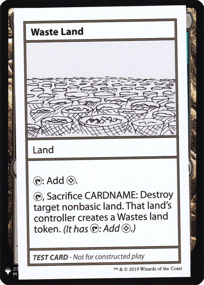 Waste Land [Mystery Booster Playtest Cards] | Kessel Run Games Inc. 