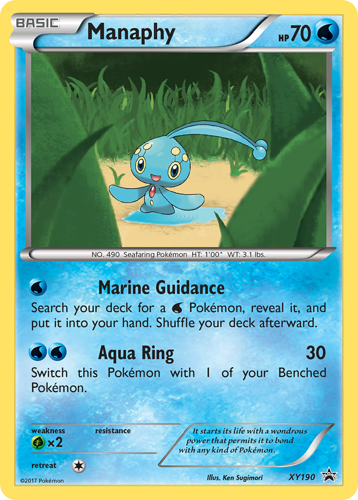 Manaphy (XY190) [XY: Black Star Promos] | Kessel Run Games Inc. 