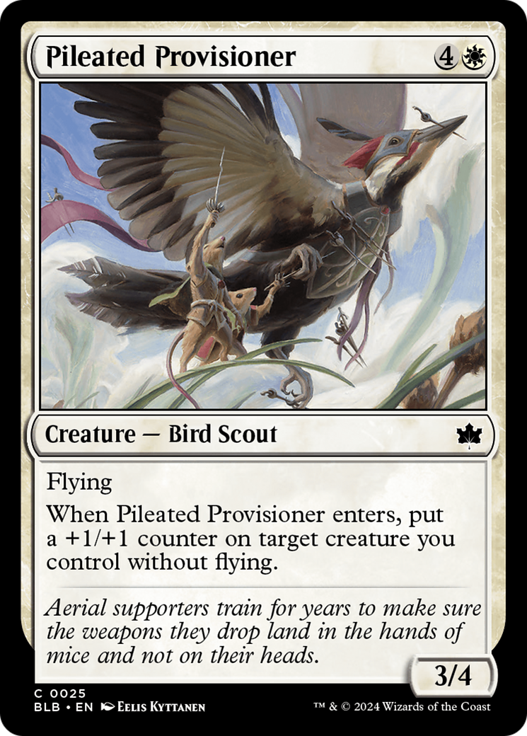 Pileated Provisioner [Bloomburrow] | Kessel Run Games Inc. 