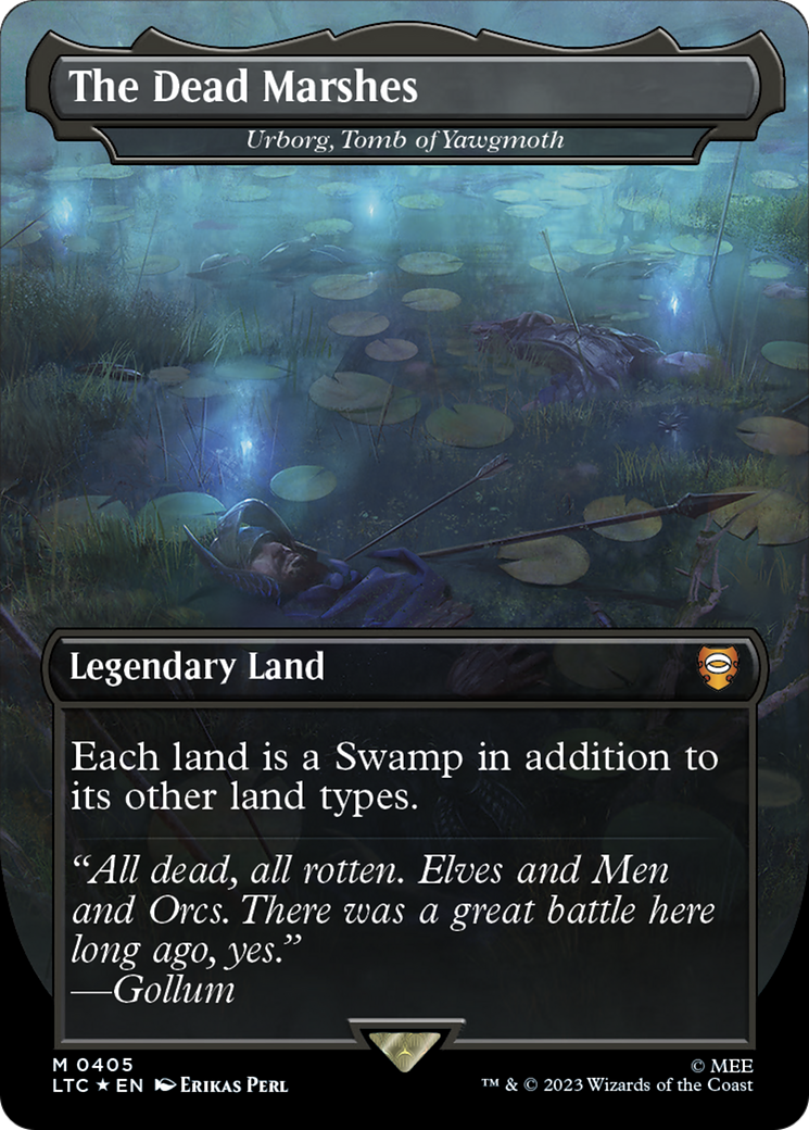 The Dead Marshes - Urborg, Tomb of Yawgmoth (Surge Foil Realms and Relics) [The Lord of the Rings: Tales of Middle-Earth Commander] | Kessel Run Games Inc. 