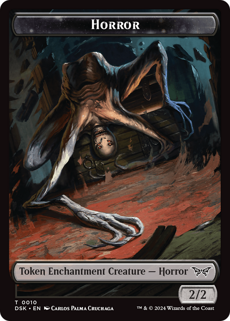 Horror Token [Duskmourn: House of Horror Tokens] | Kessel Run Games Inc. 